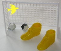 vinger voetbal goal 9,5x4x6,5cm